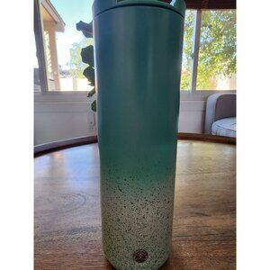 Starbucks 16oz Twist Lid Tall Teal Tumbler Travel Cup Coffee Mug
